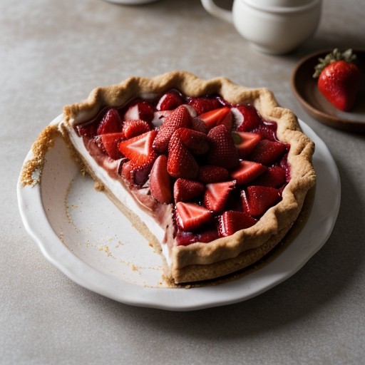 Strawberry Glace Pie recipe image