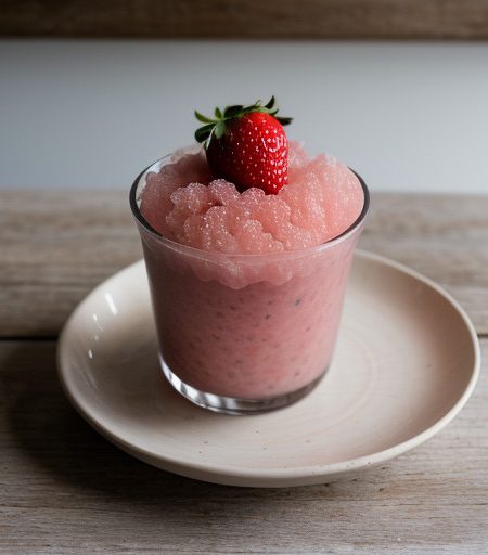 Strawberry Granita recipe image