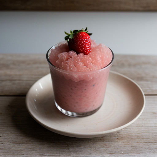 Strawberry Granita recipe image