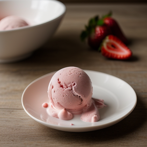 Strawberry "Ice Cream" recipe image