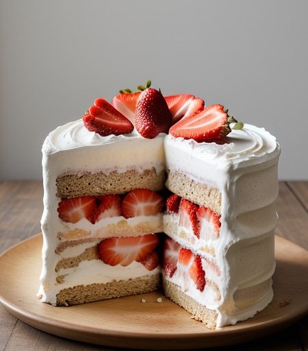 Strawberry Icebox Cake recipe image