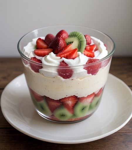 Strawberry Kiwi Trifle recipe image