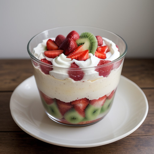 Strawberry Kiwi Trifle recipe image