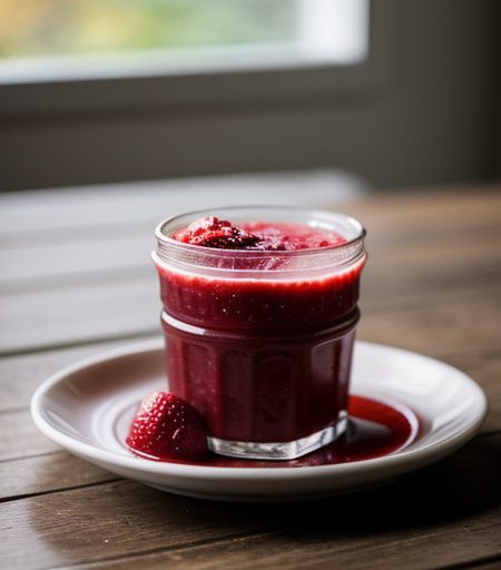 Strawberry Liqueur Jam recipe image