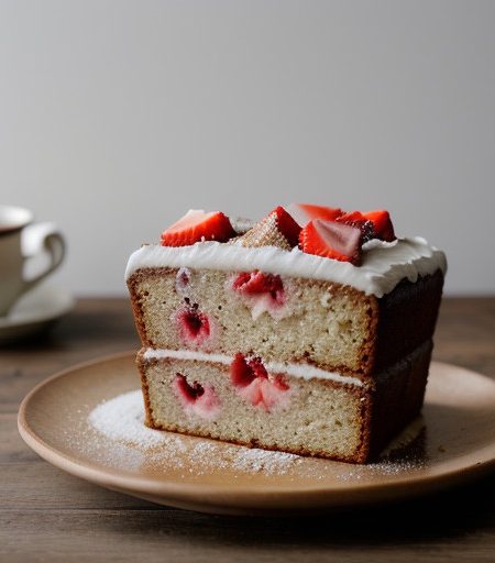 Strawberry Loaf Cake Bswn00 A recipe image