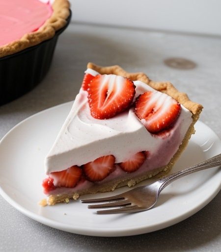 Strawberry Margarita Pie recipe image