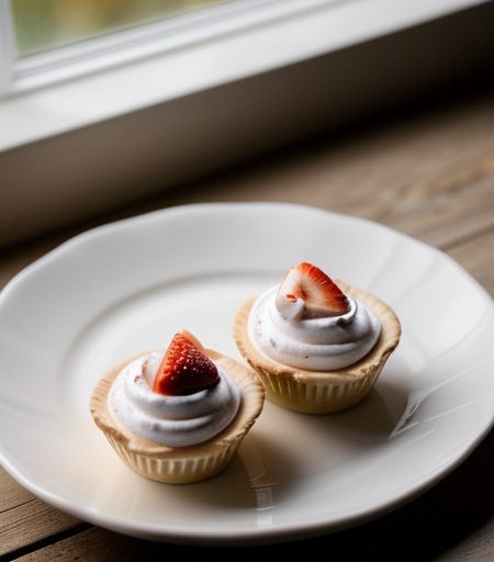 Strawberry Meringue Cups recipe image