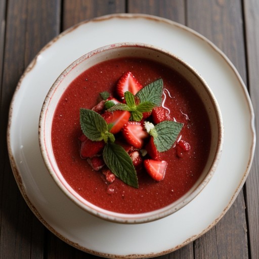 Strawberry Mint Salsa recipe image
