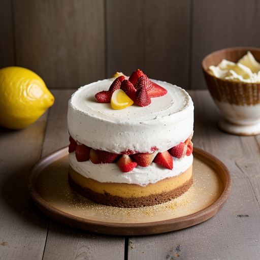 Strawberry Mousse Cake recipe image
