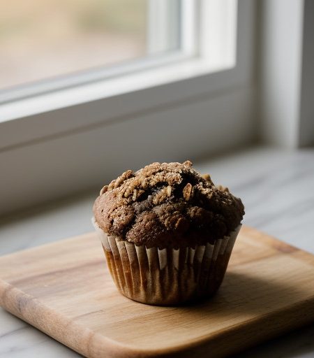 Strawberry Oat Bran Muffins recipe image