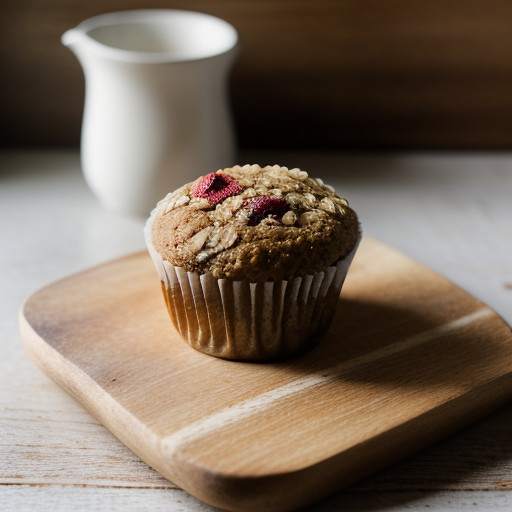 Strawberry Oatmeal Muffins recipe image