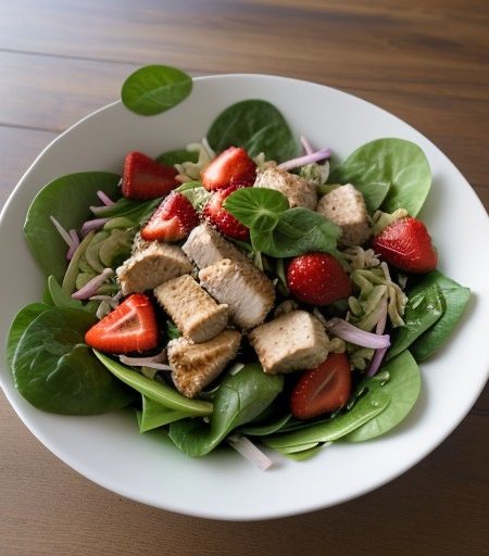 Strawberry-Orange Chicken Salad recipe image