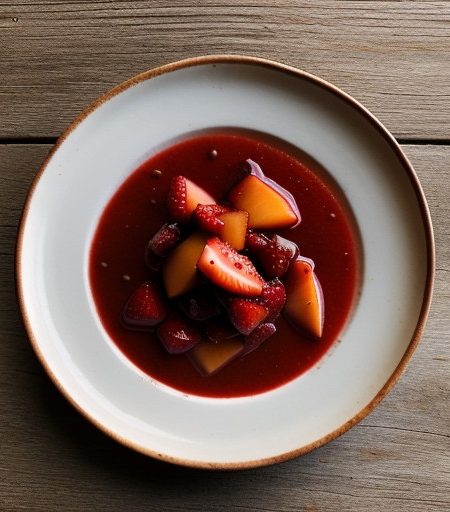 Strawberry-Peach Compote - Country Living recipe image
