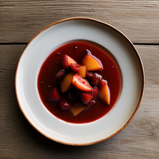 Strawberry-Peach Compote - Country Living recipe image