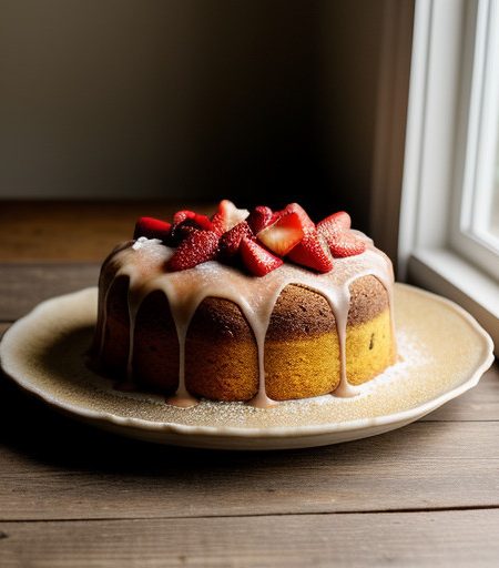 Strawberry Pound Cake recipe image