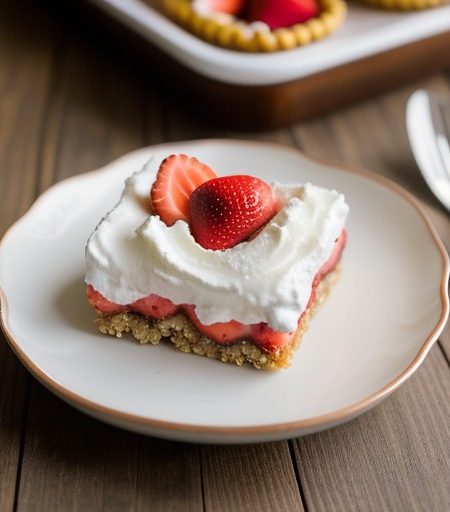 Strawberry Pretzel Squares recipe image
