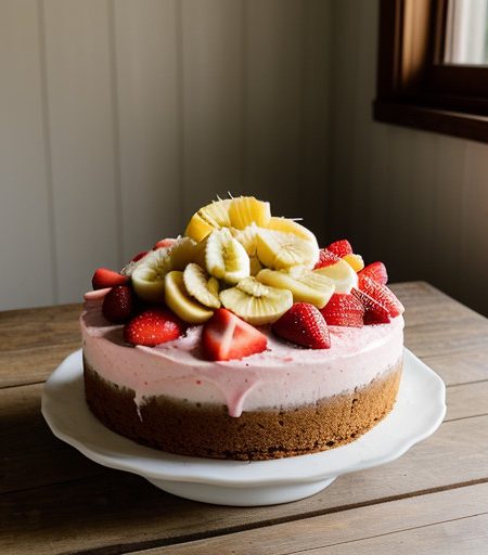 Strawberry Punch Bowl Cake recipe image