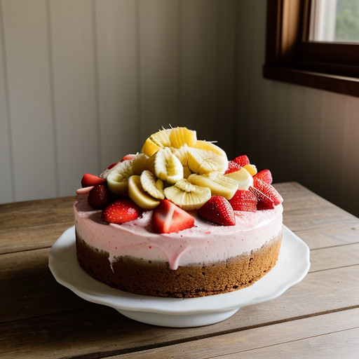 Strawberry Punch Bowl Cake recipe image