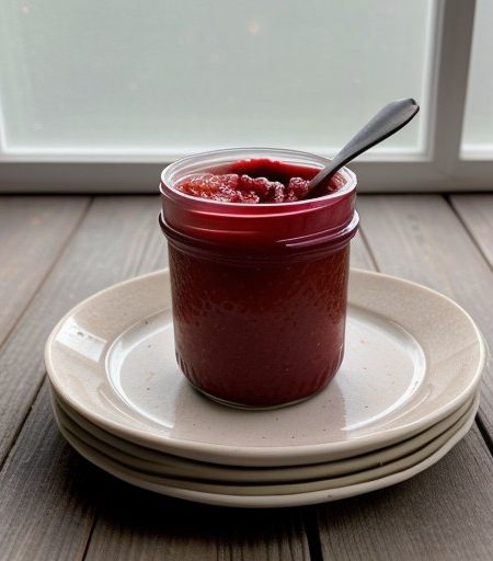 Strawberry Refrigerator Jam recipe image