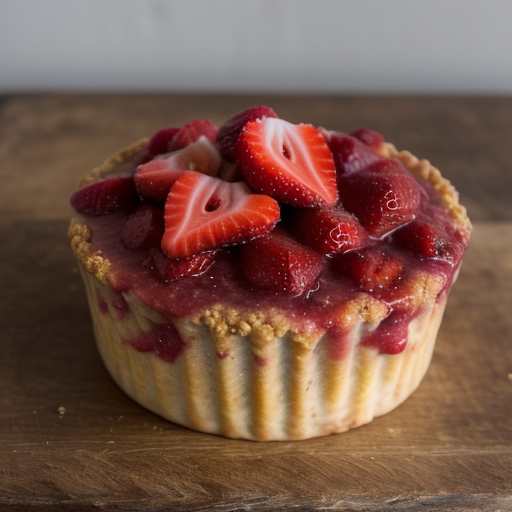 Strawberry-Rhubarb Betty recipe image