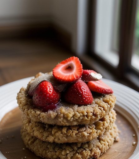 Strawberry-Rhubarb Crisp recipe image