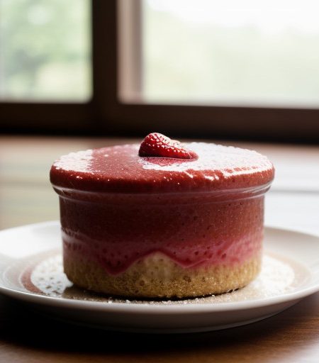 Strawberry-Rhubarb Dessert Sauce recipe image