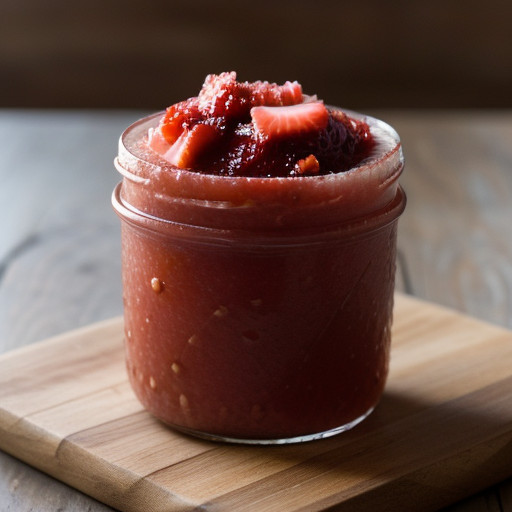 Strawberry & Rhubarb Jam recipe image