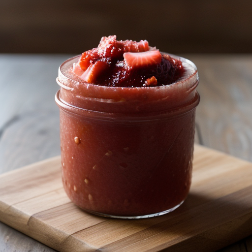 Strawberry & Rhubarb Jam recipe image