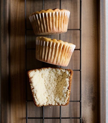Strawberry & Rhubarb Muffins recipe image