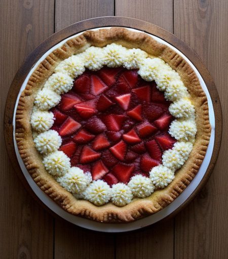 Strawberry Rhubarb Pie #1 recipe image