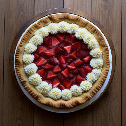 Strawberry Rhubarb Pie #1 recipe image