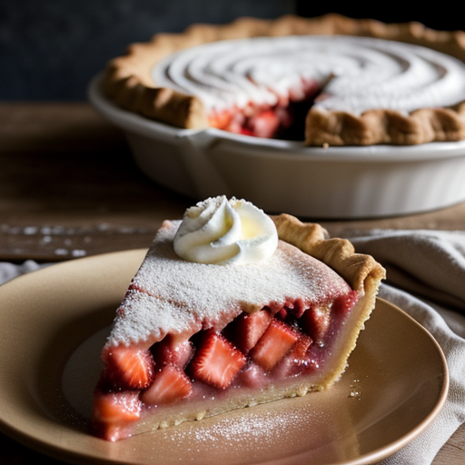 Strawberry Rhubarb Pie /Martha Stewart recipe image