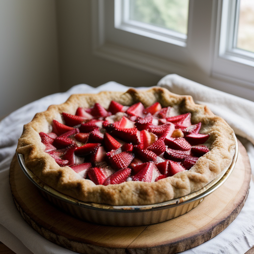 Strawberry Rhubarb Pie recipe image