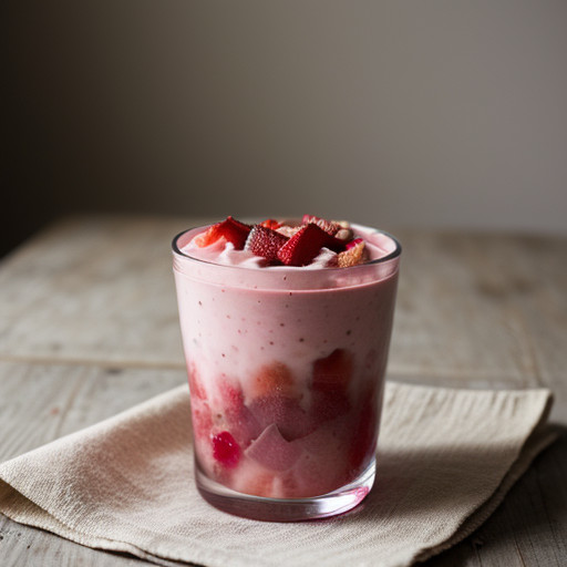 Strawberry Rhubarb Salad recipe image