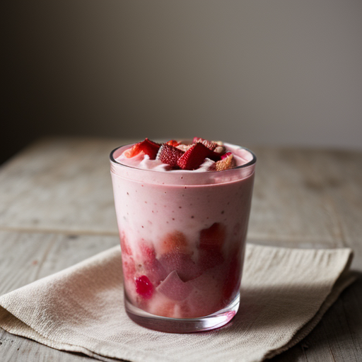 Strawberry Rhubarb Salad recipe image