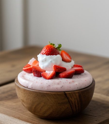 Strawberry Ring With Sour Cream Dressing recipe image