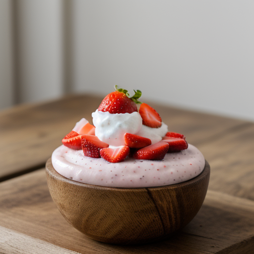 Strawberry Ring With Sour Cream Dressing recipe image