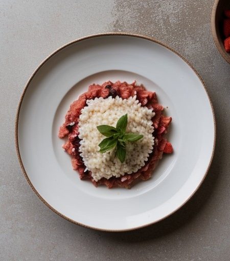 Strawberry Risotto recipe image