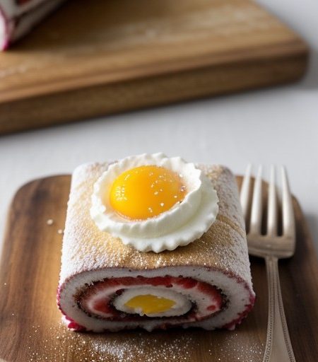 Strawberry Roll-Up Dessert recipe image