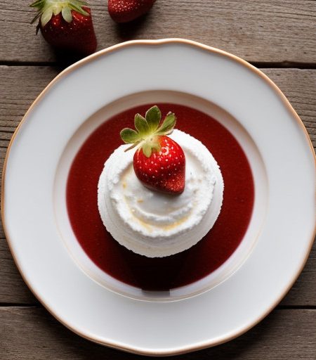 Strawberry Romanoff recipe image