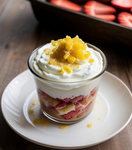 Strawberry Rum Trifle recipe image
