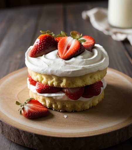 Strawberry Shortcake Bread recipe image