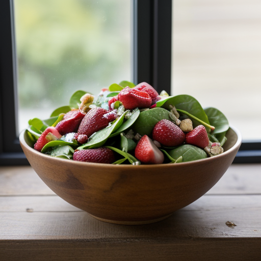Strawberry Spinach Salad recipe image