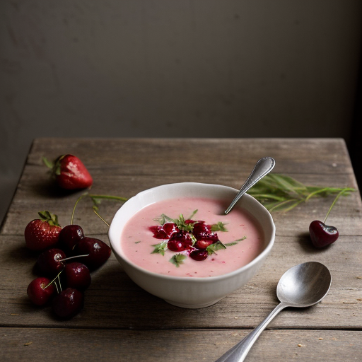 Strawberry Tropical Soup recipe image