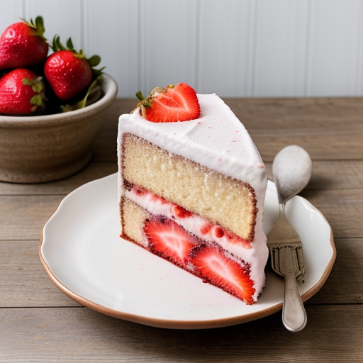 Strawberry Tunnel Cake recipe image