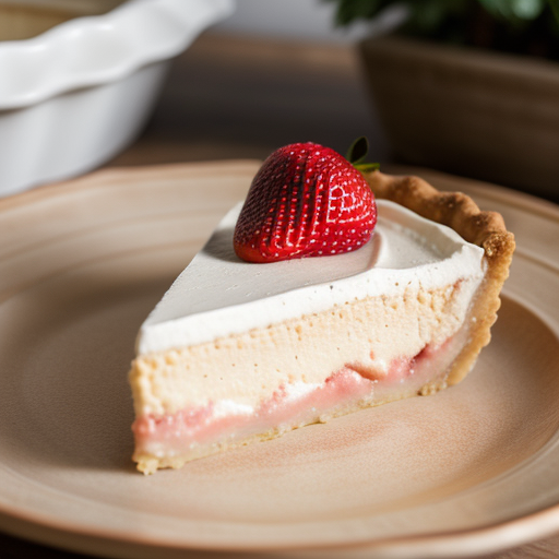 Strawberry White Chocolate Mousse Tart recipe image