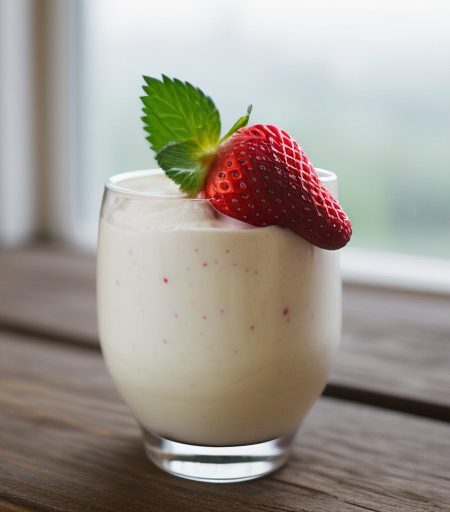 Strawberry Yogurt Drink recipe image