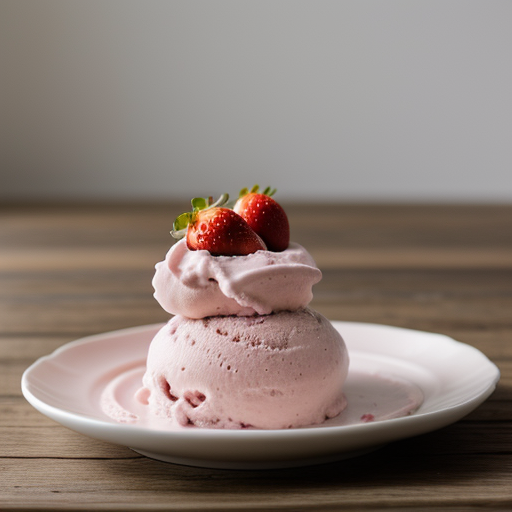 Strawberry Yogurt Ice Cream recipe image