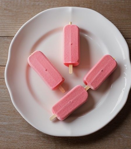 Strawberry-Yogurt Popsicles recipe image