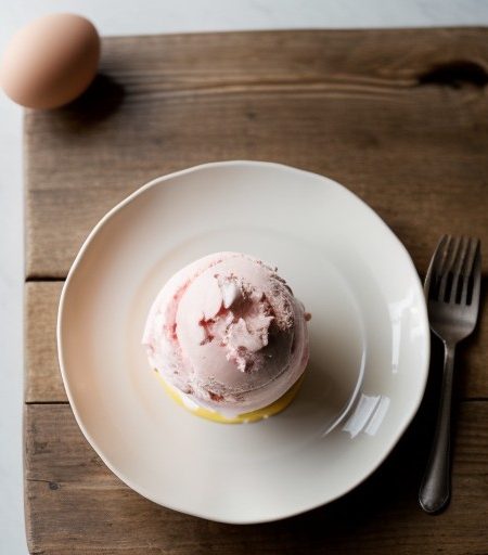 Strawberry/Cream Cheese Ice Cream recipe image